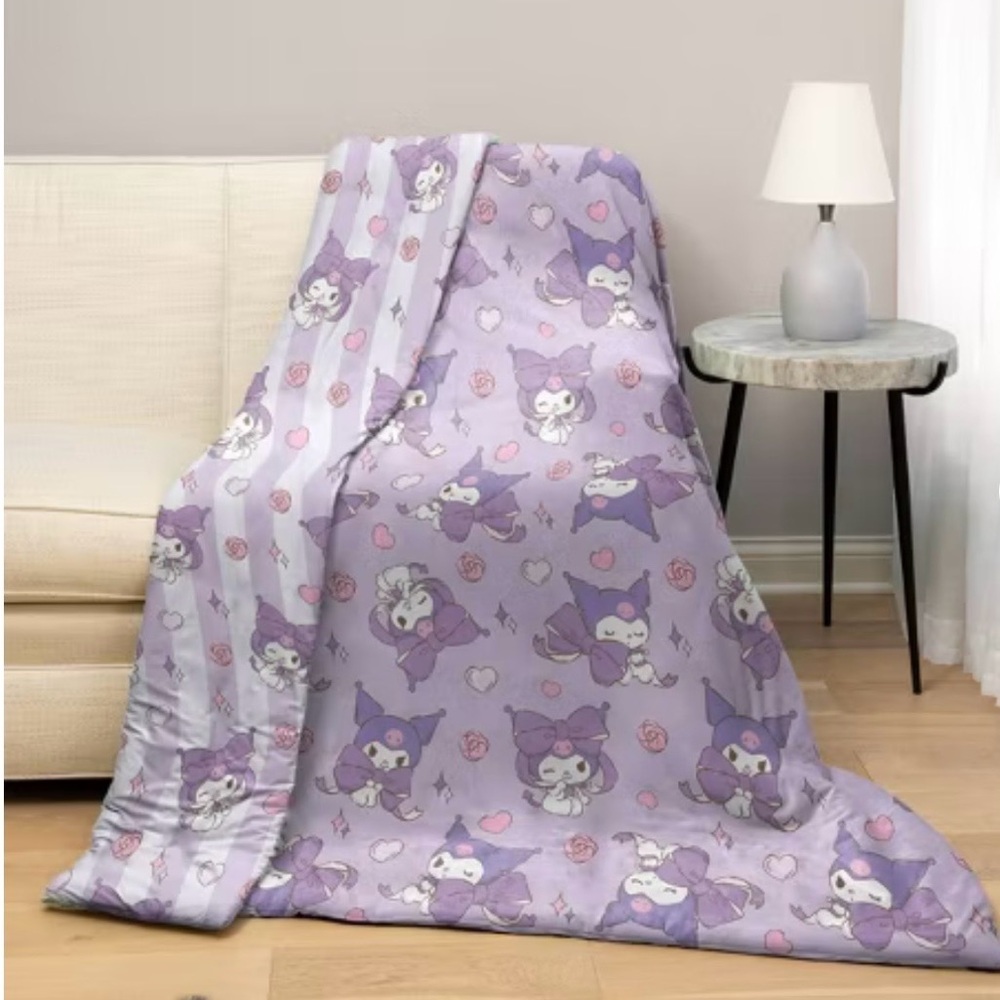 Purple kuromi  Character Blanket